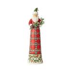 Jim Shore Heartwood Creek - Tall Santa with Branch