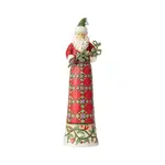 Jim Shore Heartwood Creek - Tall Santa with Branch