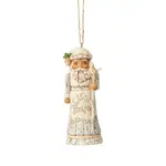 PRE PRODUCTION SAMPLE - Jim Shore Heartwood Creek White Woodland - Nutcracker Hanging Ornament