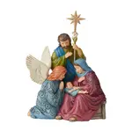 Jim Shore Heartwood Creek Victorian - Holy Family with Angel
