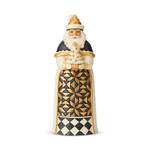 Jim Shore Heartwood Creek Black & Gold - Santa With Tree