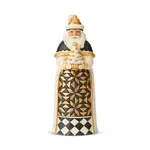 Jim Shore Heartwood Creek Black & Gold - Santa With Tree