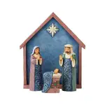 PRE PRODUCTION SAMPLE - Jim Shore Heartwood Creek - Nativity 4 Piece Set