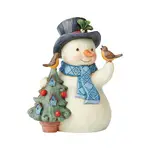 Heartwood Creek Classic - Pint Size Snowman With Birdhouse