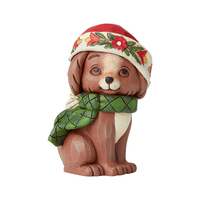 PRE PRODUCTION SAMPLE - Jim Shore Heartwood Creek - Christmas Puppy Mini Figurine