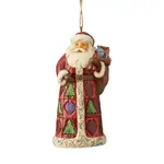 Jim Shore Heartwood Creek - Santa With Toy Bag Hanging Ornament