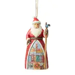 Jim Shore Heartwood Creek Santas Around The World - Portuguese Santa Hanging Ornament