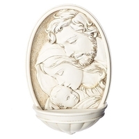 Joseph's Studio - Holy Water Fonts - Holy Family 20cm