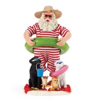PRE PRODUCTION SAMPLE - Possible Dreams Clothtique By Dept 56 Santa - Dog Days of Summer