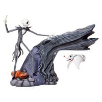 Disney Showcase Grand Jester Studios - Nightmare Before Christmas Levitation Zero & Jack