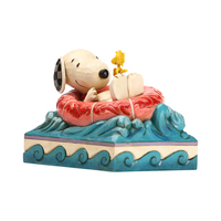 PRE PRODUCTION SAMPLE - Peanuts by Jim Shore - Snoopy & Woodstock in Floatie - Float Away