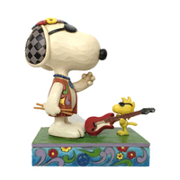 Peanuts by Jim Shore - Snoopy & Woodstock Concert Goers - Concert Critters