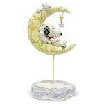PRE PRODUCTION SAMPLE - Peanuts by Jim Shore - Snoopy & Woodstock Sleeping on the Moon - Drifting Into Dream Land