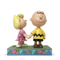 PRE PRODUCTION SAMPLE - Peanuts by Jim Shore - Charlie Brown & Sally - I Love My Big Brother