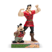 Jim Shore Disney Traditions - Beauty & the Beast Gaston & Lefou - Muscle-Bound Menace