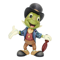 Jim Shore Disney Traditions - Pinocchio Jiminy Cricket - Cricket's the Name, Jiminy Cricket Large Statement