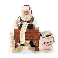 PRE PRODUCTION SAMPLE - Possible Dreams Clothtique By Dept 56 Santa - Keep Typing!