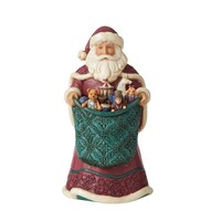 PRE PRODUCTION SAMPLE - Jim Shore Heartwood Creek Victorian - Snowman with Toy Bag