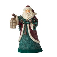 PRE PRODUCTION SAMPLE - Jim Shore Heartwood Creek Victorian - Santa with Garland