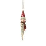 PRE PRODUCTION SAMPLE - Jim Shore Heartwood Creek Winter Wonderland - Snowman Icicile Hanging Ornament