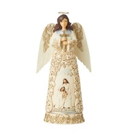 PRE PRODUCTION SAMPLE - Jim Shore Heartwood Creek Holiday Lustre - Nativity Angel