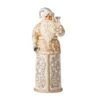 PRE PRODUCTION SAMPLE - Jim Shore Heartwood Creek Holiday Lustre - Santa with Bell