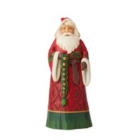 PRE PRODUCTION SAMPLE - Jim Shore Heartwood Creek - Santa With Jingle Bells
