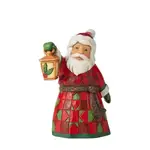PRE PRODUCTION SAMPLE - Jim Shore Heartwood Creek - Santa With Lantern Mini Figurine