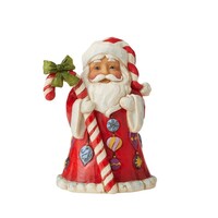 PRE PRODUCTION SAMPLE - Jim Shore Heartwood Creek - Santa With Candy Cane Mini Figurine