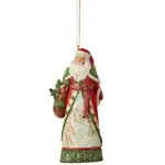 PRE PRODUCTION SAMPLE - Jim Shore Heartwood Creek - Santa With Winter Scene Hanging Ornament
