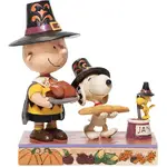 Peanuts by Jim Shore - Thanksgiving Charlie Brown - Thankful For Friendship