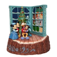 Jim Shore Disney Traditions - Mickey Mouse Christmas Carol - God Bless Us Everyone!