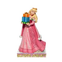 Jim Shore Disney Traditions - Sleeping Beauty Aurora Christmas - Gifts of Joy