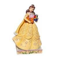Jim Shore Disney Traditions - Beauty & the Beast Belle Christmas - Gifts of Love