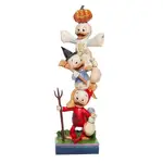 PRE PRODUCTION SAMPLE - Jim Shore Disney Traditions - Huey, Dewey and Louie Stacked Halloween - Teetering Trick-or-Treaters