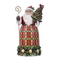 Country Living by Jim Shore - Santa with Tree - Have Yourself A Country Christmas