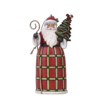 PRE PRODUCTION SAMPLE - Country Living by Jim Shore - Santa with Tree Hanging Ornament