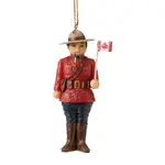 Jim Shore Heartwood Creek Christmas Around The World - Canadian Mountie Nutcracker Hanging Ornament