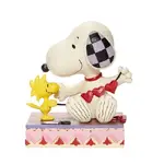 UNBOXED - Peanuts by Jim Shore - Snoopy with Hearts Garland - Stringing Hearts