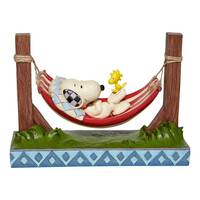 Peanuts by Jim Shore - Snoopy & Woodstock in Hammock - Just Hanging Around