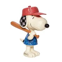 Peanuts by Jim Shore - Snoopy Baseball Mini Figurine