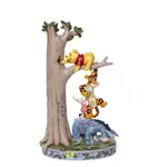 UNBOXED - Jim Shore Disney Traditions - Winnie The Pooh & Friends in Tree - Hundred Acre Caper