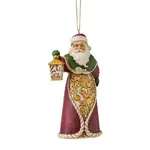 Jim Shore Heartwood Creek - Santa With Lantern Hanging Ornament