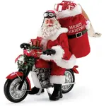 Possible Dreams by Dept 56 Santa - Merry Christmas Mototcycle