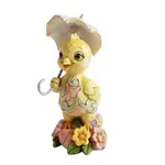 Jim Shore Heartwood Creek Easter - Chick with Umbrella Mini Figurine