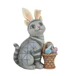Jim Shore Heartwood Creek Easter - Cat with Bunny Ears Pint Sized