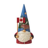 Jim Shore Heartwood Creek Gnomes Around The World - Canadian Gnome