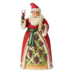 Jim Shore Heartwood Creek - Wine and Grapes Santa