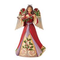 Jim Shore Heartwood Creek - Christmas Angel With Cardinals