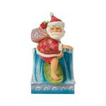 PRE PRODUCTION SAMPLE - Jim Shore Heartwood Creek Coastal Christmas - Santa Surfing